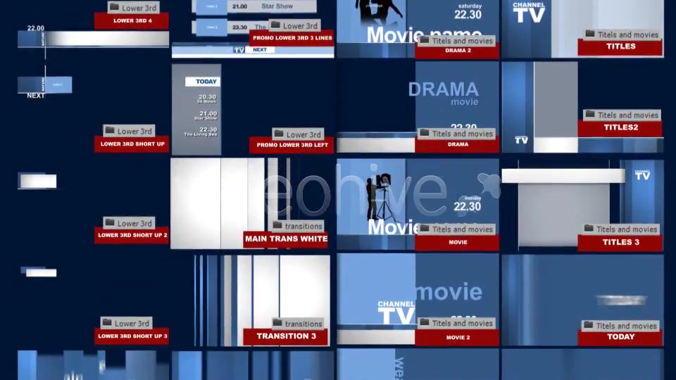 Broadcast Design TV Channel Full Package Videohive 4177669 After Effects Image 13