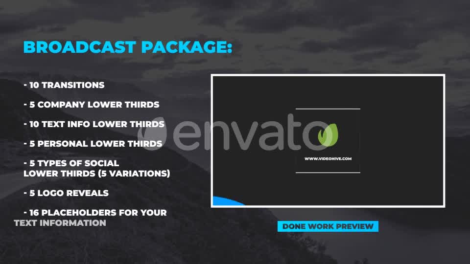 Broadcast Elements Package Videohive 23821553 After Effects Image 1
