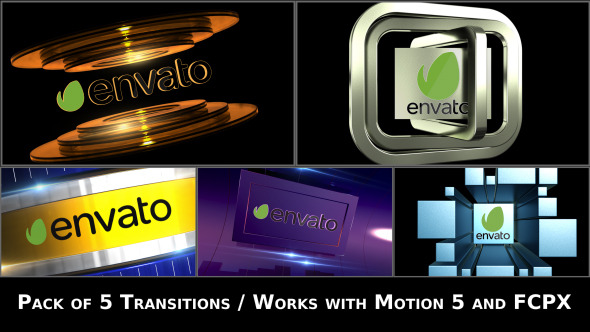 Broadcast Logo Transition Pack V2 Apple Motion - Download Videohive 10481198