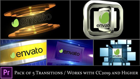 Broadcast Logo Transition Pack V2 Premiere Pro - 28672380 Download Videohive