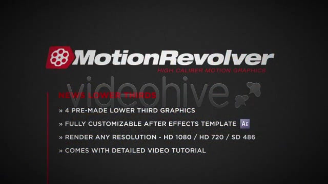 Broadcast News Lower Thirds - Download Videohive 153156