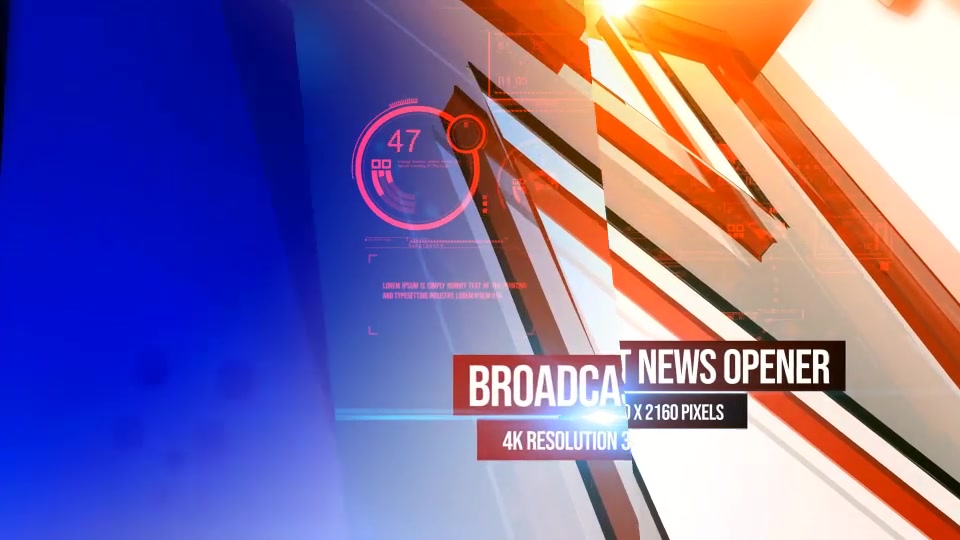 Broadcast News Opener 4K Videohive 26117860 After Effects Image 4
