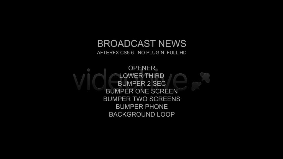 Broadcast News Package Videohive 4542818 After Effects Image 1