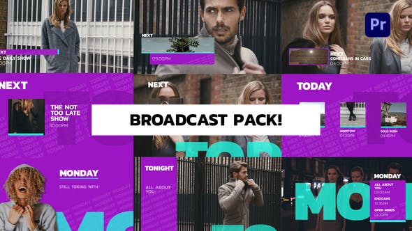 Broadcast Pack for Premiere Pro - 32315216 Download Videohive