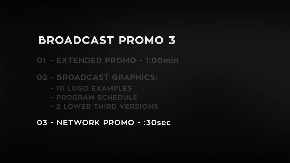 Broadcast Promo 3 - Download Videohive 15342243