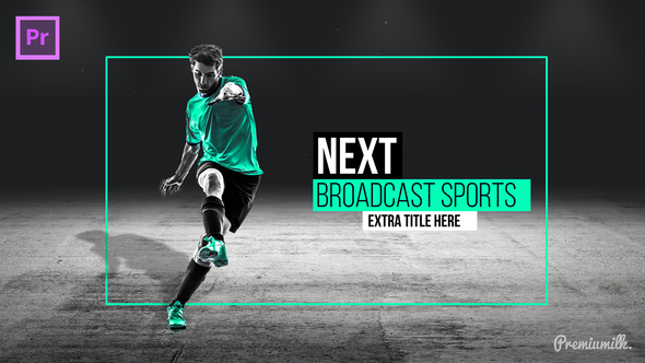 Broadcast Sports Pack Essential Graphics | Mogrt - Download Videohive 21835831