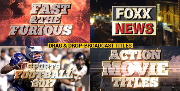 Broadcast Title Pack - Download Videohive 17549412