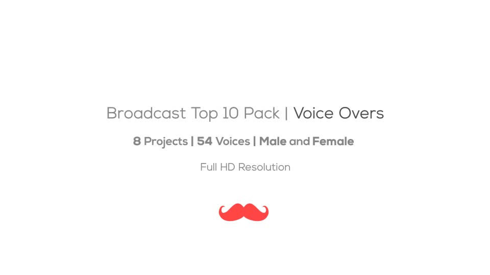 Broadcast Top 10 Pack | Voice Overs - Download Videohive 19222867