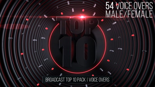 Broadcast Top 10 Pack | Voice Overs - Download Videohive 19222867