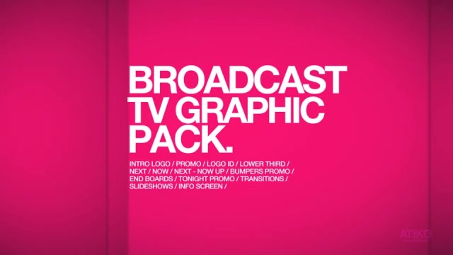 Broadcast TV Graphic Pack - Download Videohive 3928904