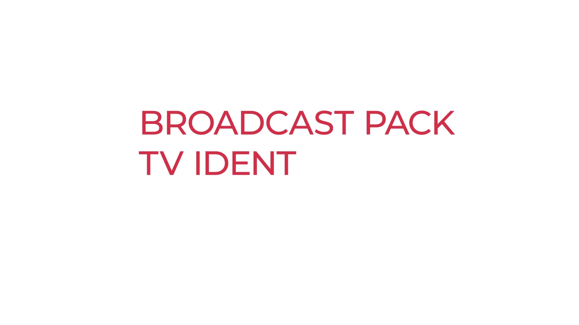 Broadcast TV ident pack Videohive 31545175 After Effects Image 13