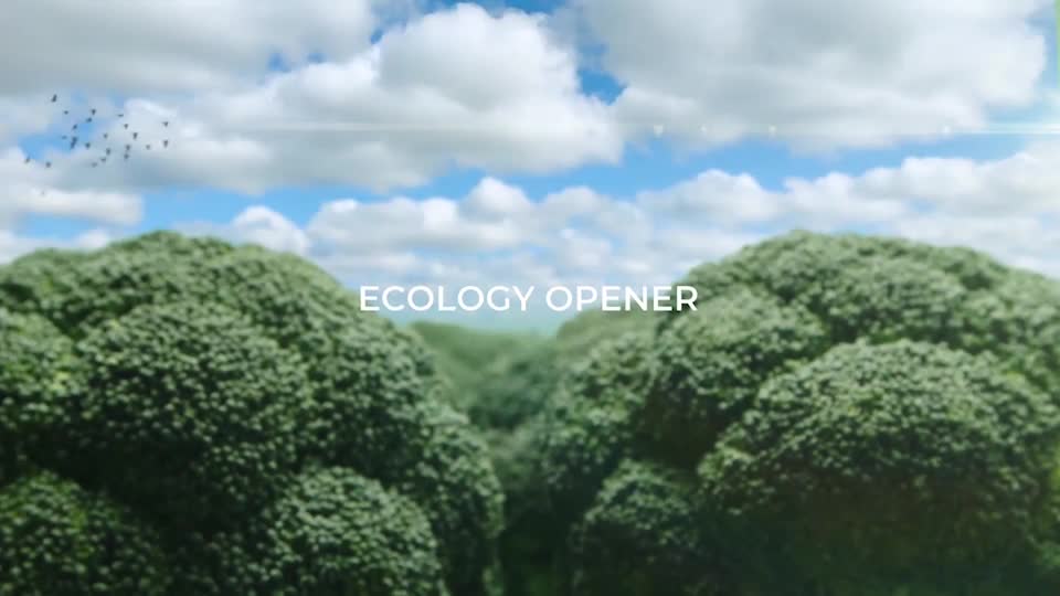 Broccoli Logo Opener | Nature, Ecology, Vegetarianism DR Videohive 33275659 DaVinci Resolve Image 1