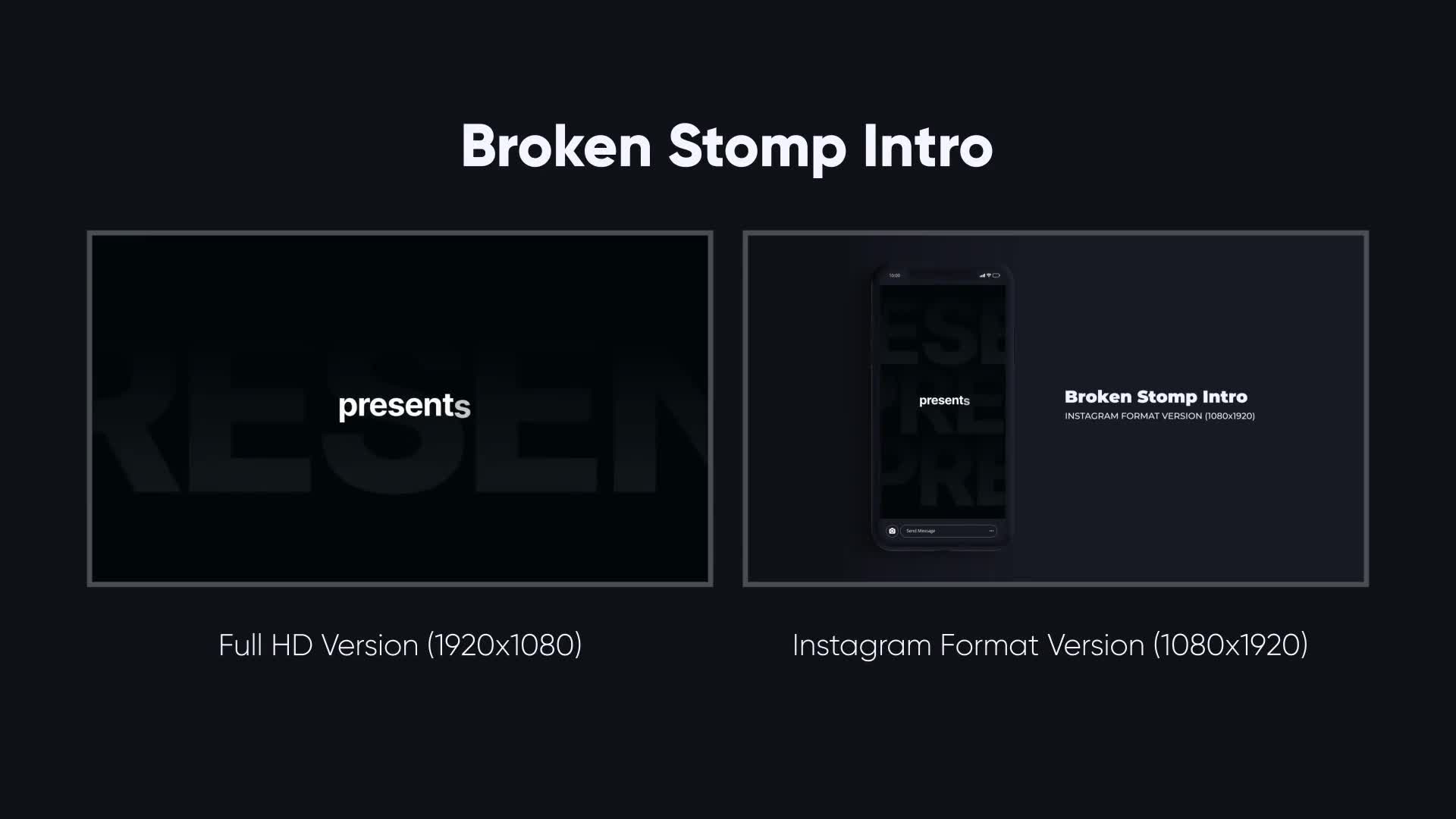 Broken Stomp Intro Videohive 39347537 After Effects Image 1