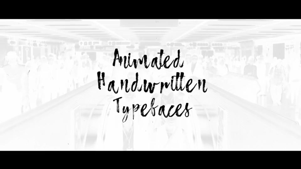 Brush 2 Animated Handwritten Typefaces - Download Videohive 22632069