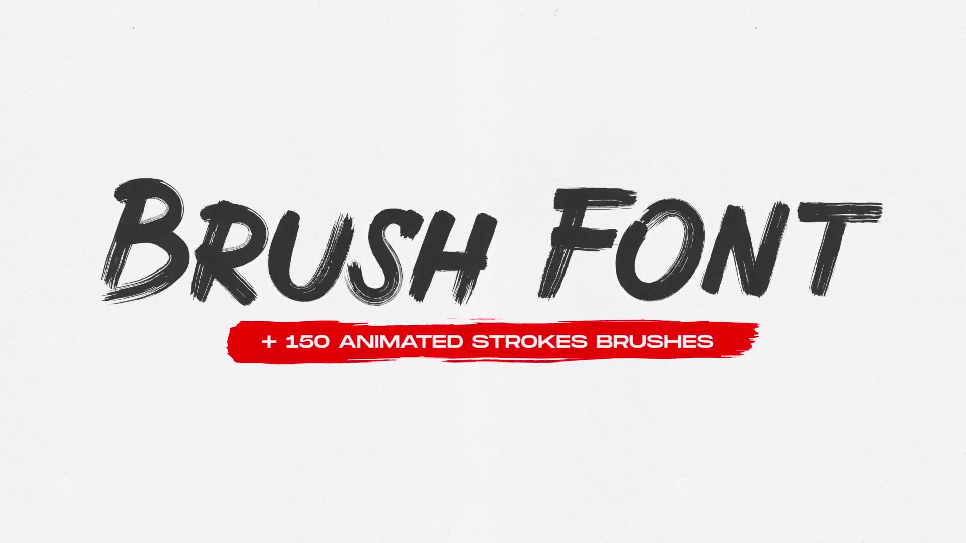 Brush Animated Font 31366550 Videohive Quick Download After Effects