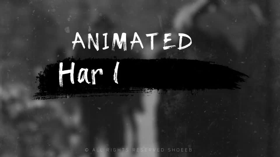 Brush Animated Handwritten Typefaces - Download Videohive 22372860