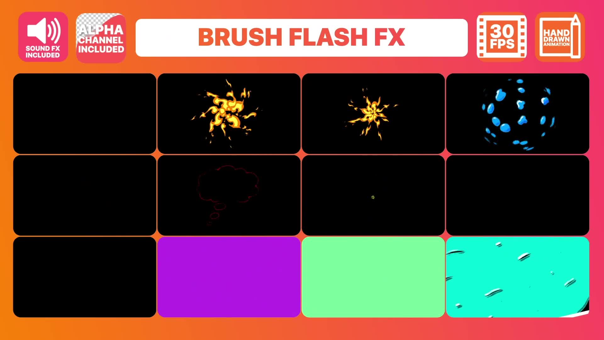 Brush Flash FX Pack And Titles | Premiere Pro MOGRT Videohive 32899852 Premiere Pro Image 2