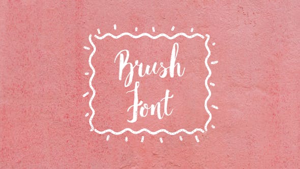 Brush Font - 20053787 Videohive Download