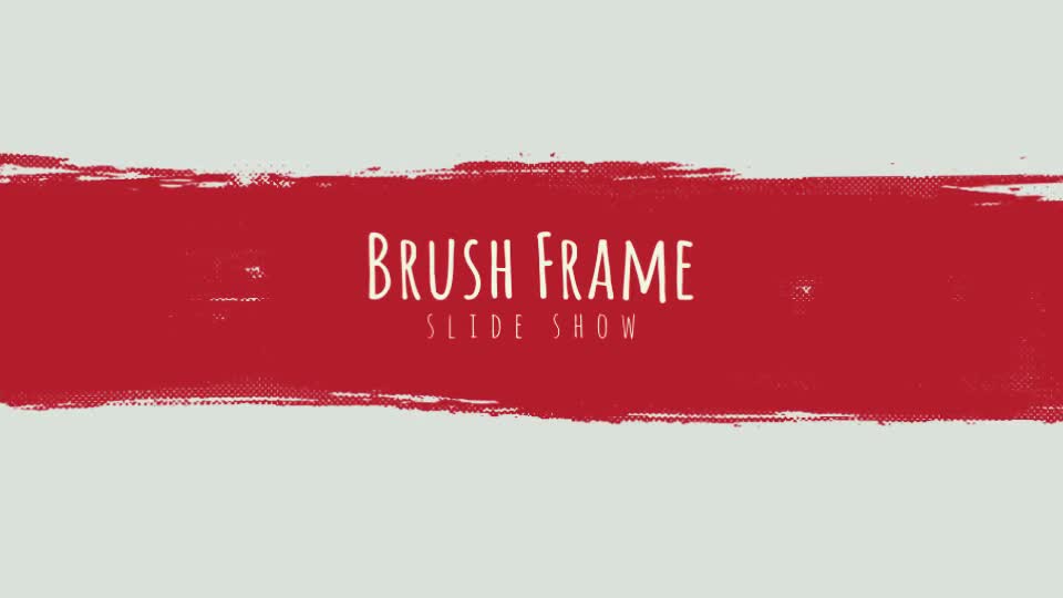 Brush Frame Slideshow Videohive 22712236 After Effects Image 1
