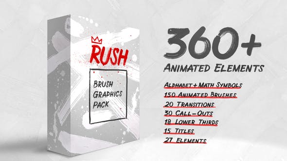 Brush Graphics Pack - Download Videohive 28683029