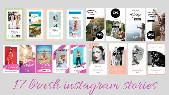 Brush Instagram stories - Download 30552964 Videohive