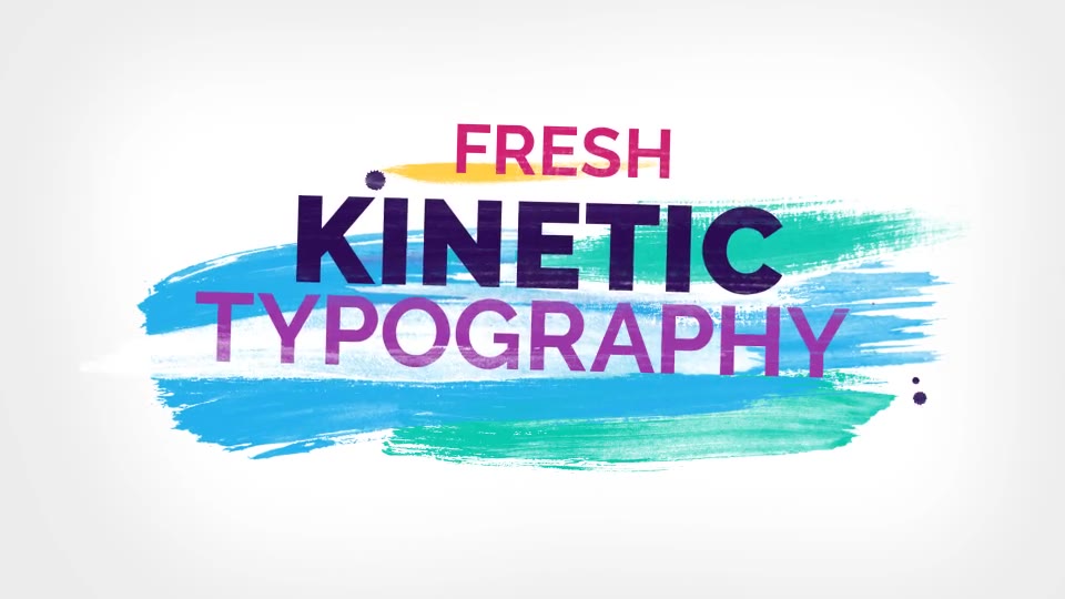 Brush Kinetic Typography - Download Videohive 9864193
