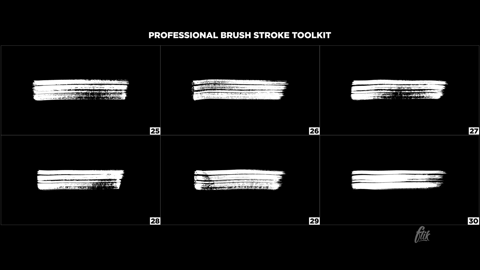 Brush Lower Thirds - Download Videohive 23110580