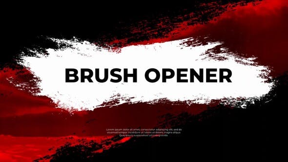 Brush Opener - Videohive 30204555 Download