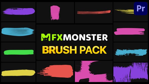Brush Pack | Premiere Pro MOGRT - 30990187 Download Videohive