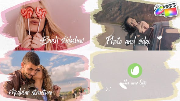 Brush Slideshow | FCPX - 34488085 Download Videohive