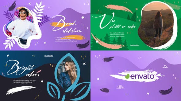Brush Slideshow for FCPX - 35982812 Videohive Download