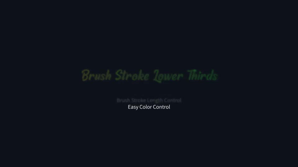 Brush Stroke Lower Thirds Videohive 22537150 After Effects Image 1