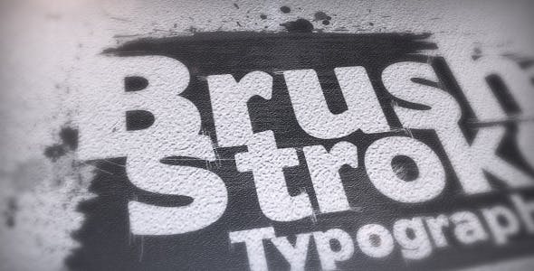 Brush Stroke Typography - 9184479 Download Videohive