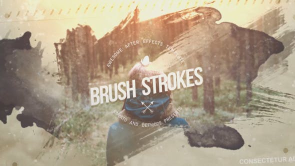 Brush Strokes Inspire Slideshow - 13888326 Download Videohive