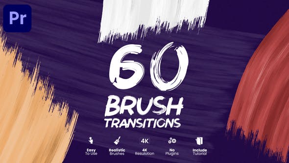 Brush Transitions - Download Videohive 42050639