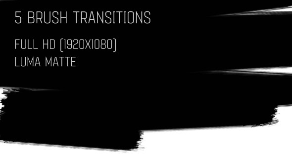 Brush Transitions Pack1 - Download Videohive 299441