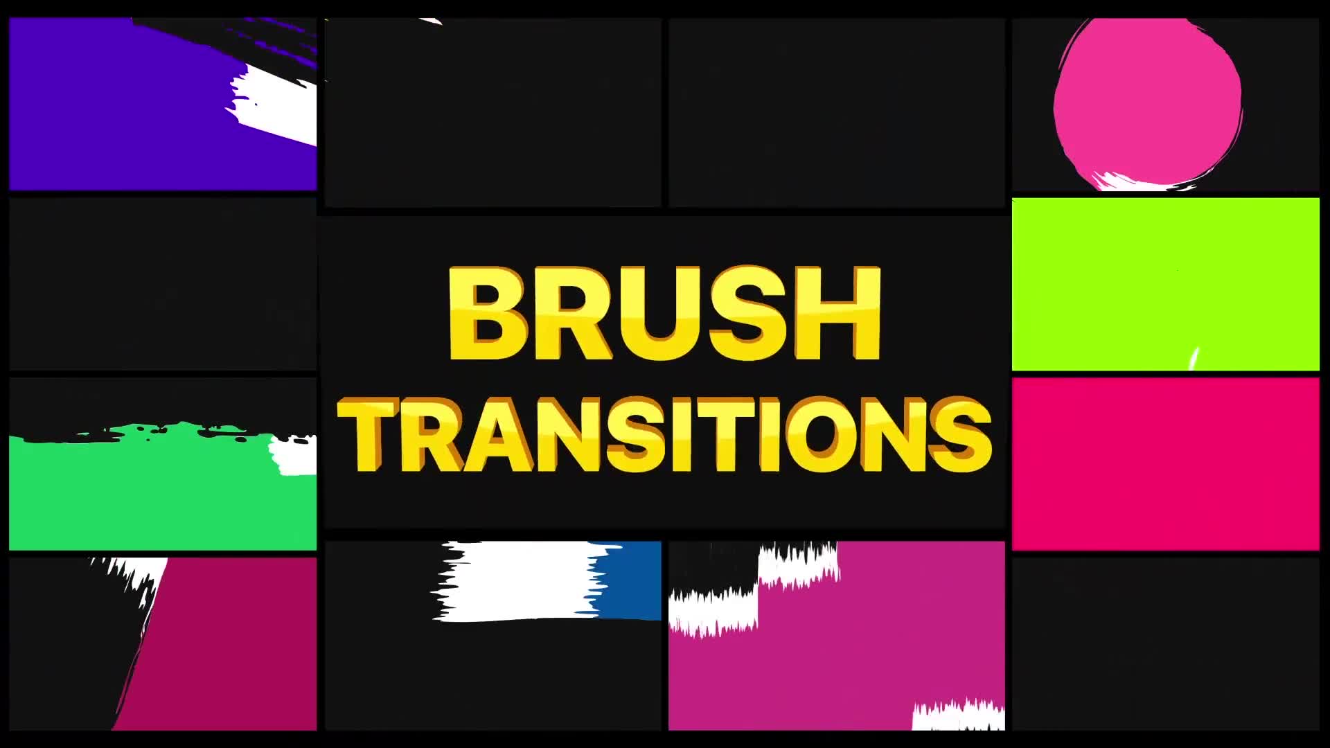 Brush Transitions | Premiere Pro MOGRT Videohive 33110733 Premiere Pro Image 1