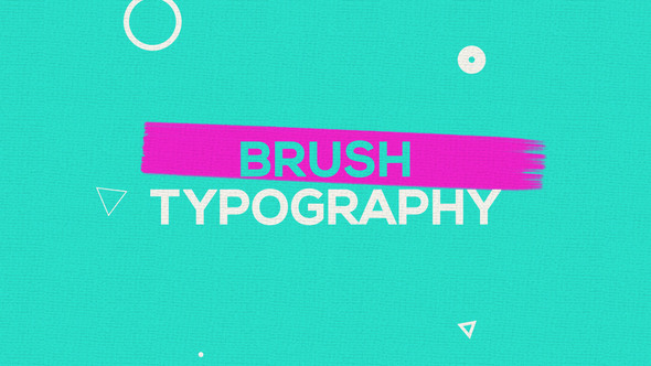 Brush Typography Promo - Download Videohive 22314276