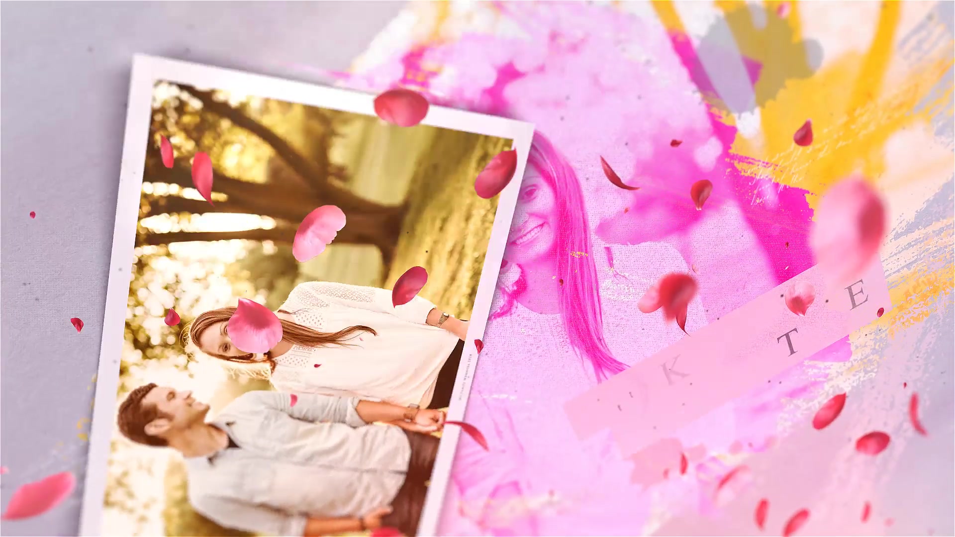 Brushed Petals Slideshow - Download Videohive 22549430