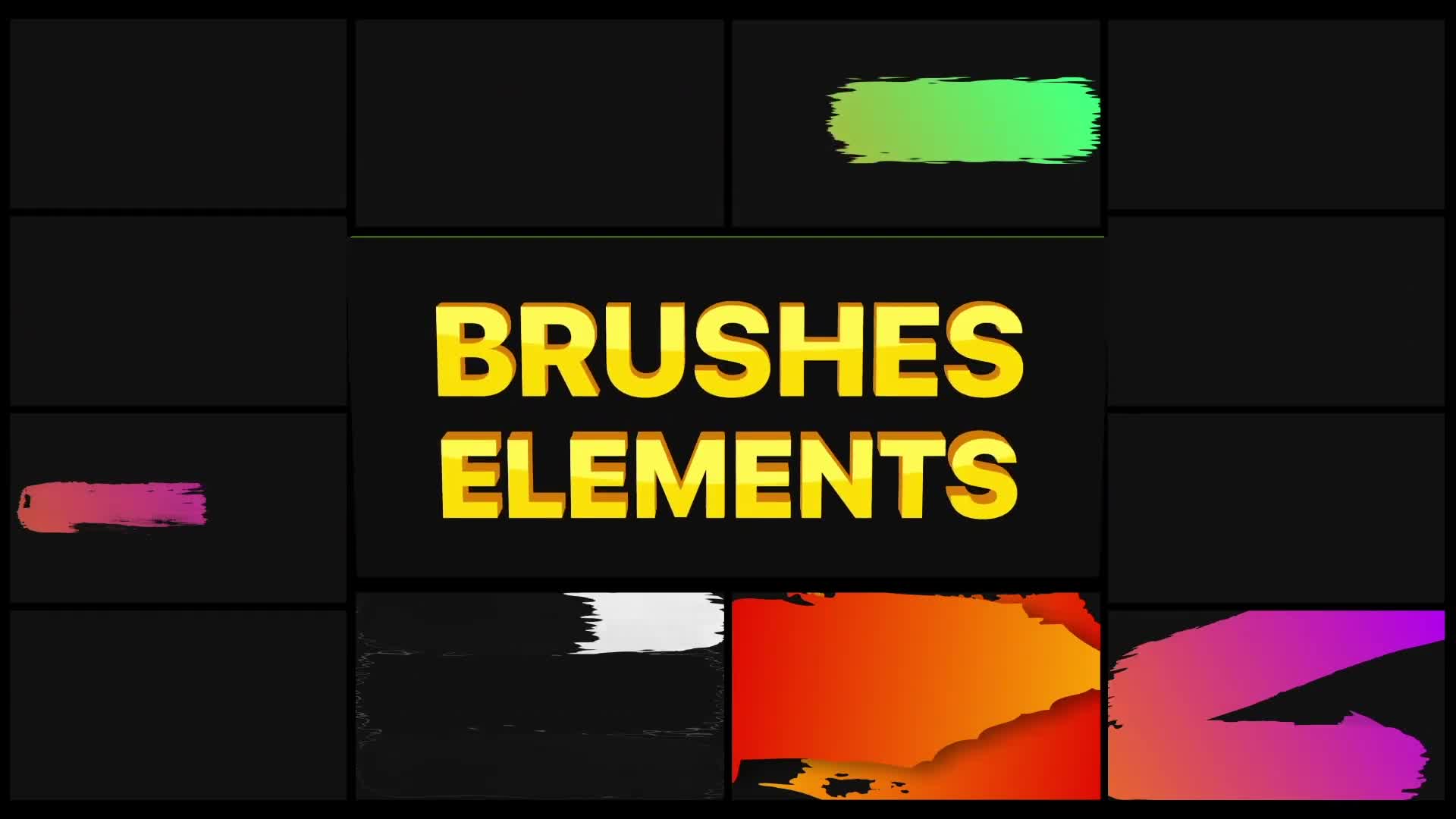 Brushes Pack 02 | Premiere Pro MOGRT Videohive 32029743 Premiere Pro Image 1