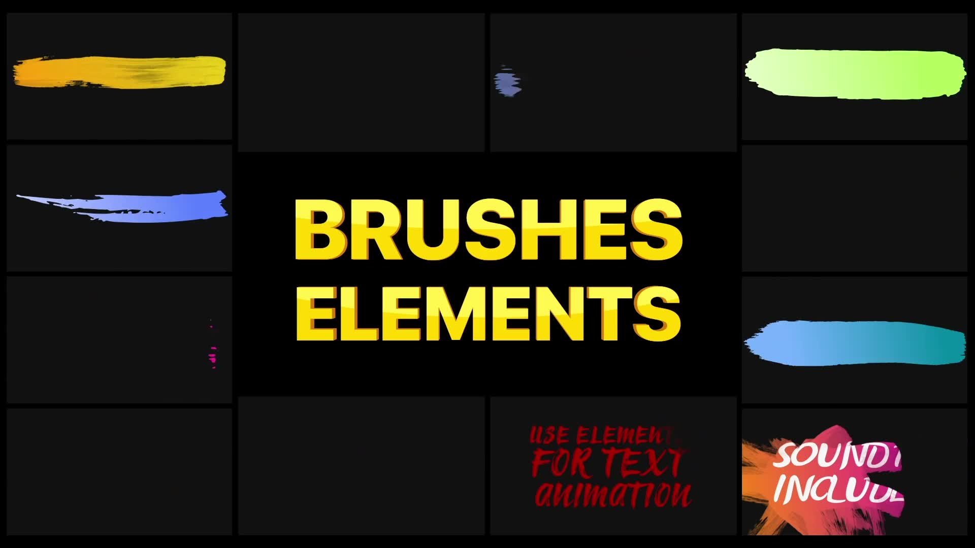 Brushes Pack 02 | Premiere Pro MOGRT Videohive 32029743 Premiere Pro Image 2