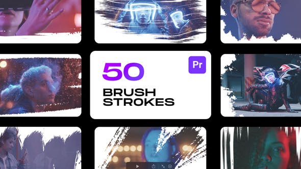 Brushstrokes for Premiere Pro - Videohive Download 33360615