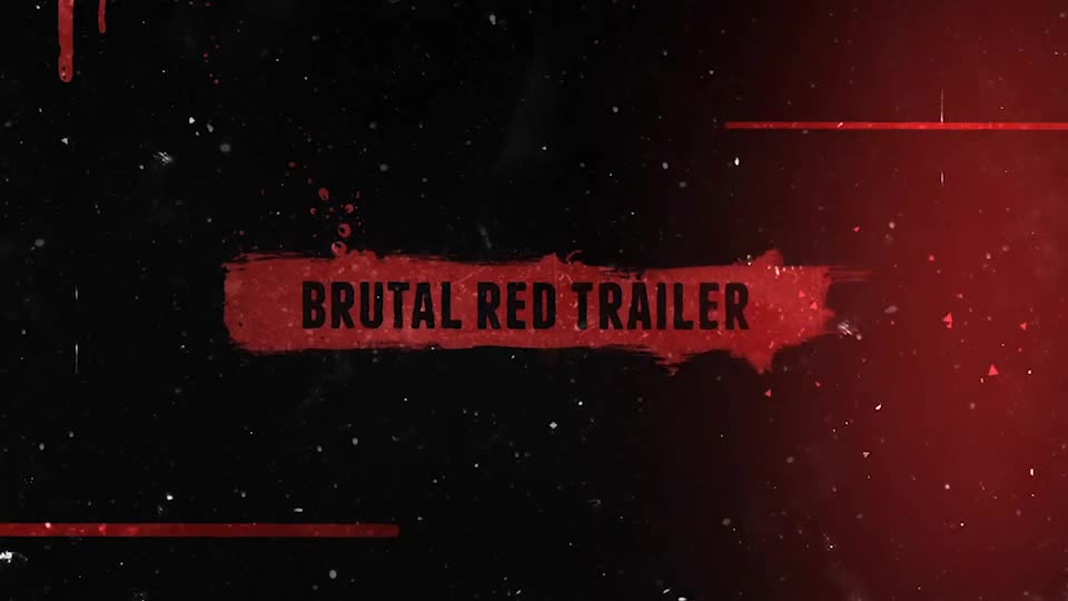 Brutal Red Trailer Videohive 11274906 After Effects Image 1