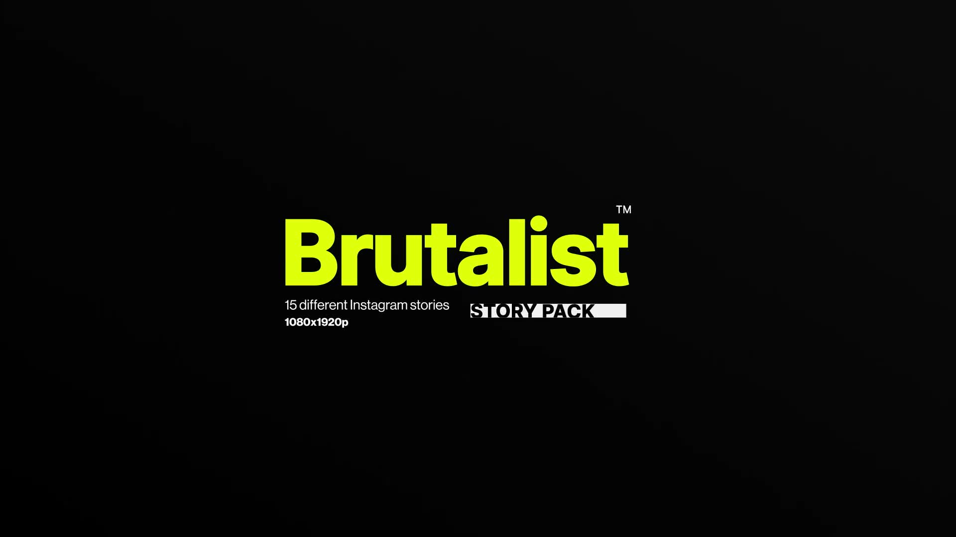 Brutalist Instagram Videohive 28814640 After Effects Image 1
