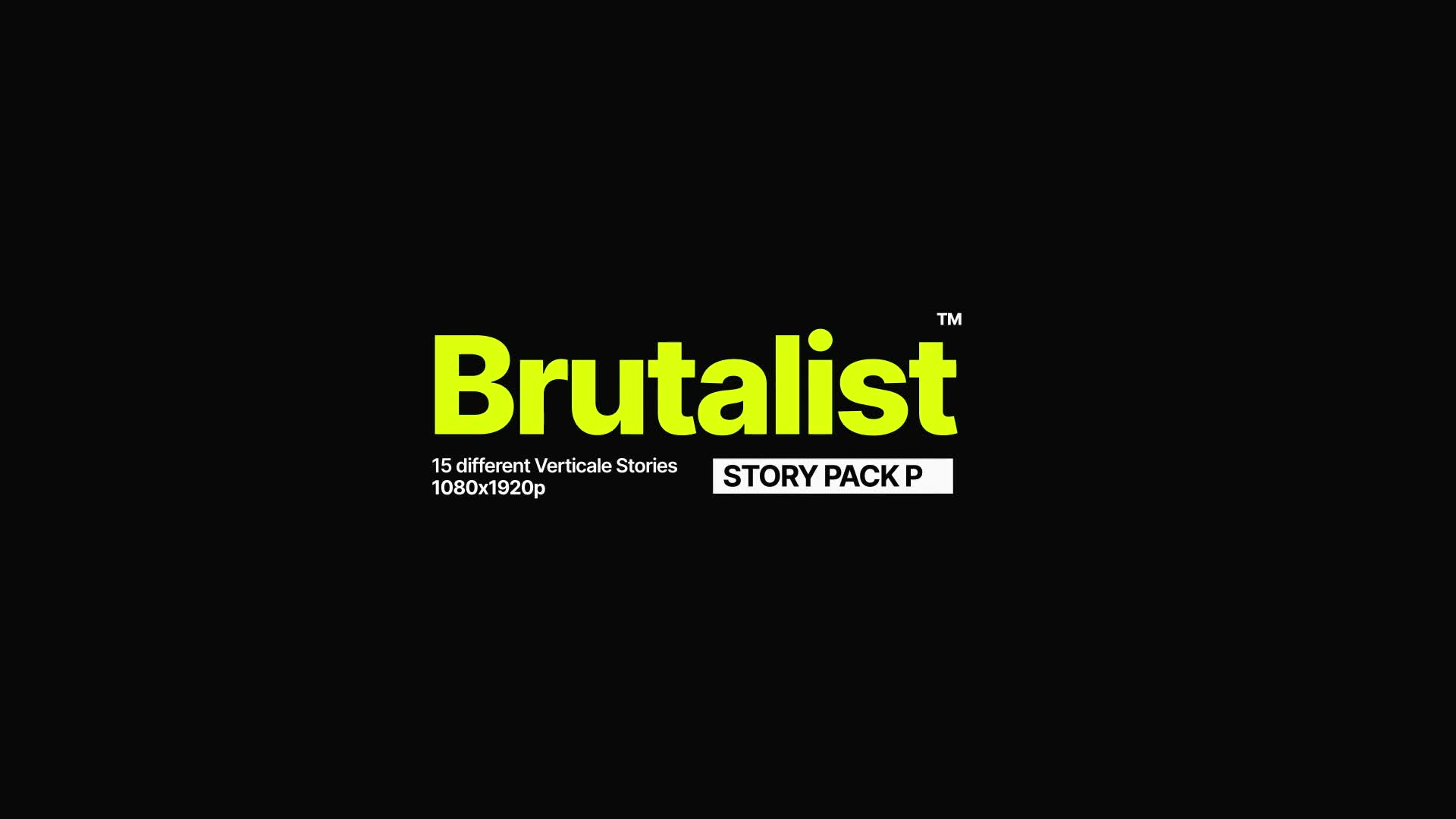 Brutalist Stories Videohive 34883698 Premiere Pro Image 1
