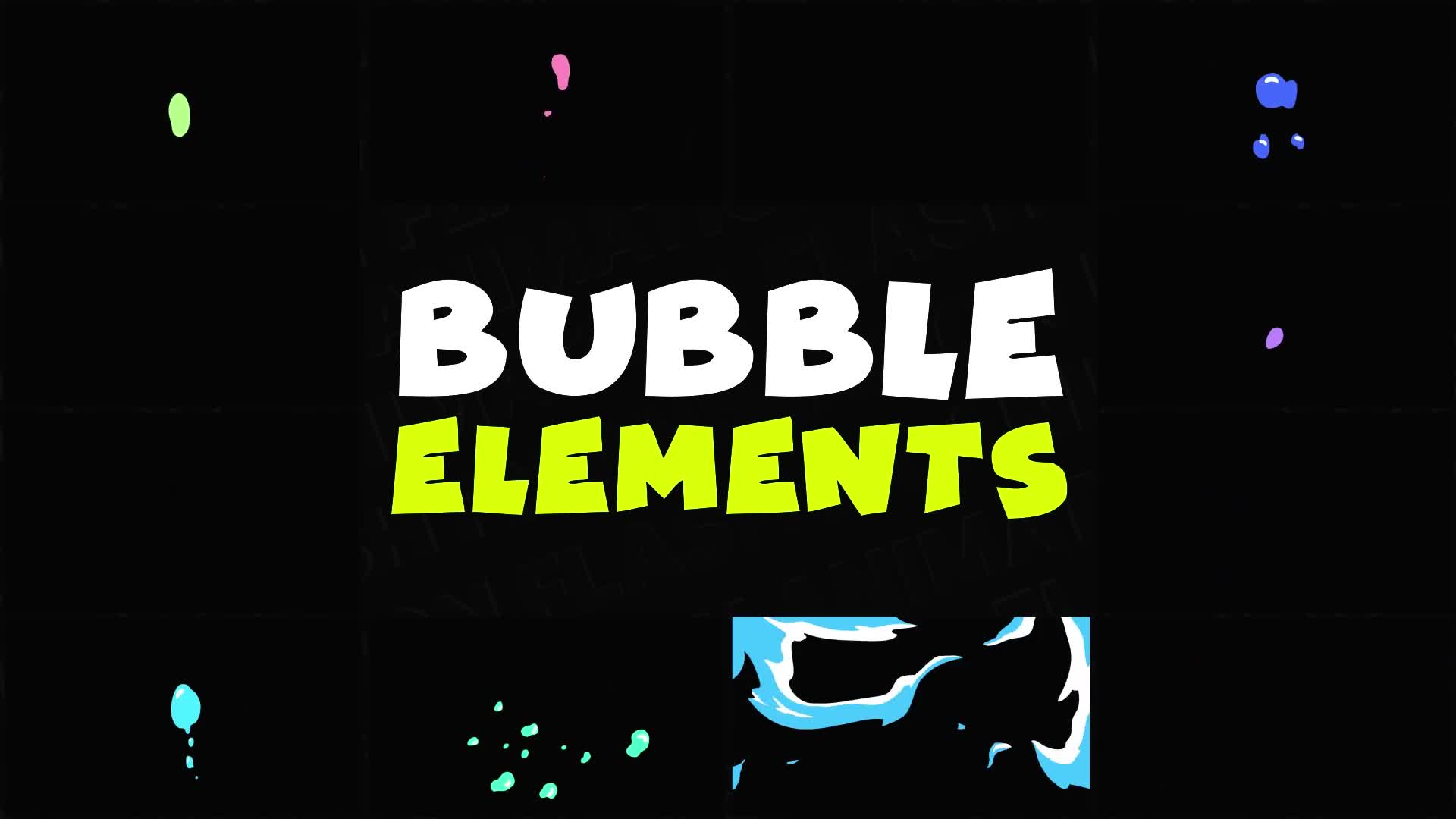 Bubble Elements | After Effects Videohive 29340771 After Effects Image 1