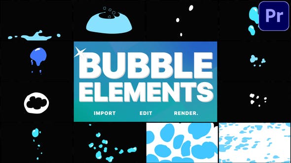 Bubble Elements | Premiere Pro MOGRT - 29340821 Videohive Download