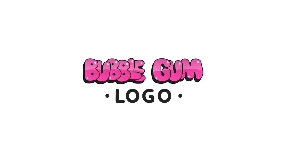 Bubble Gum Logo Videohive 28804958 After Effects Image 5