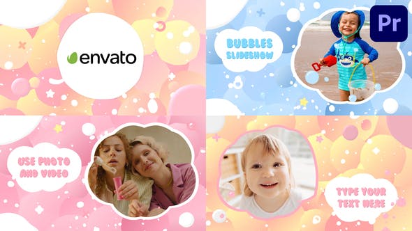 Bubble Slideshow | Premiere Pro MOGRT - 37633263 Download Videohive