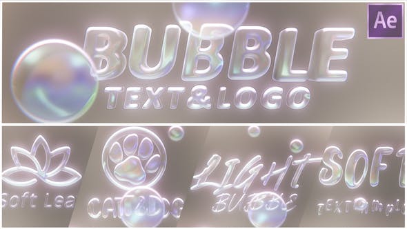 Bubbles Logo Text Intro - Videohive Download 39551543